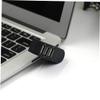 Holibanna 3 Compact Portable Splitter Hub with Data Ports Lightweight and Low Power Consumption Compatible with and for Simultaneous Device Connection Black view 4