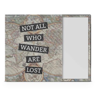 Carbon Fiber Tablet Skin Compatible with BOOX Note Air4 C (2024) - Who Wander - Premium 3M Vinyl Protective Wrap Decal Cover - Easy to Apply | Crafted in The USA by MightySkins