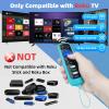 (2+1+1 Pack) Replacement Remote Fit Roku TV No Setup with Blue Soft Protective Silicone Cover & Mount Holder Compatible with TCL/Hisense/Onn/Sharp/Element/Philips Roku Smart TV view 2