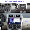 CARUENT Android 13 Car Stereo Radio Navigation GPS for Toyota Corolla 2006-2013 Autoradio 9" Multimedia Player Support Bluetooth/CarPlay/Android Auto/SWC/WiFi/FM/RDS/DAB+Backup Camera,Nf6/8+128g view 2