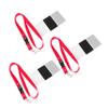 BRIGHTFUFU 9-Piece White Balance Card Set for DSLR Photography with Portable Neck Strap Grey White Black Color for Accurate Exposure and Light Ratio Adjustment view 1