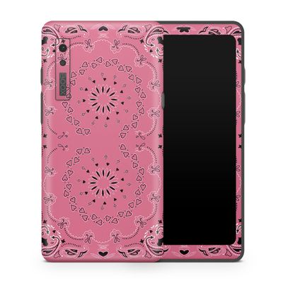 Tablet Skin Compatible with BOOX Palma 1 (2023) - Pink Bandana - Premium 3M Vinyl Protective Wrap Decal Cover - Easy to Apply | Crafted in The USA by MightySkins