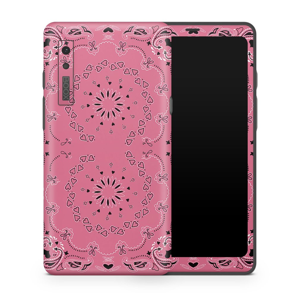 Tablet Skin Compatible with BOOX Palma 1 (2023) - Pink Bandana - Premium 3M Vinyl Protective Wrap Decal Cover - Easy to Apply | Crafted in The USA by MightySkins