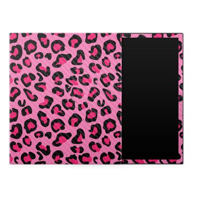 Carbon Fiber Tablet Skin Compatible with BOOX Note Air3 C (2023) - Pink Leopard - Premium 3M Vinyl Protective Wrap Decal Cover - Easy to Apply | Crafted in The USA by MightySkins