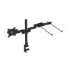 OOIOPCI Laptop Stand Desktop Dual Screen Display Bracket can be Raised and Lowered to Rotate The Left and Right Screens to Increase The Height of The Shelf(S453-2) view 3