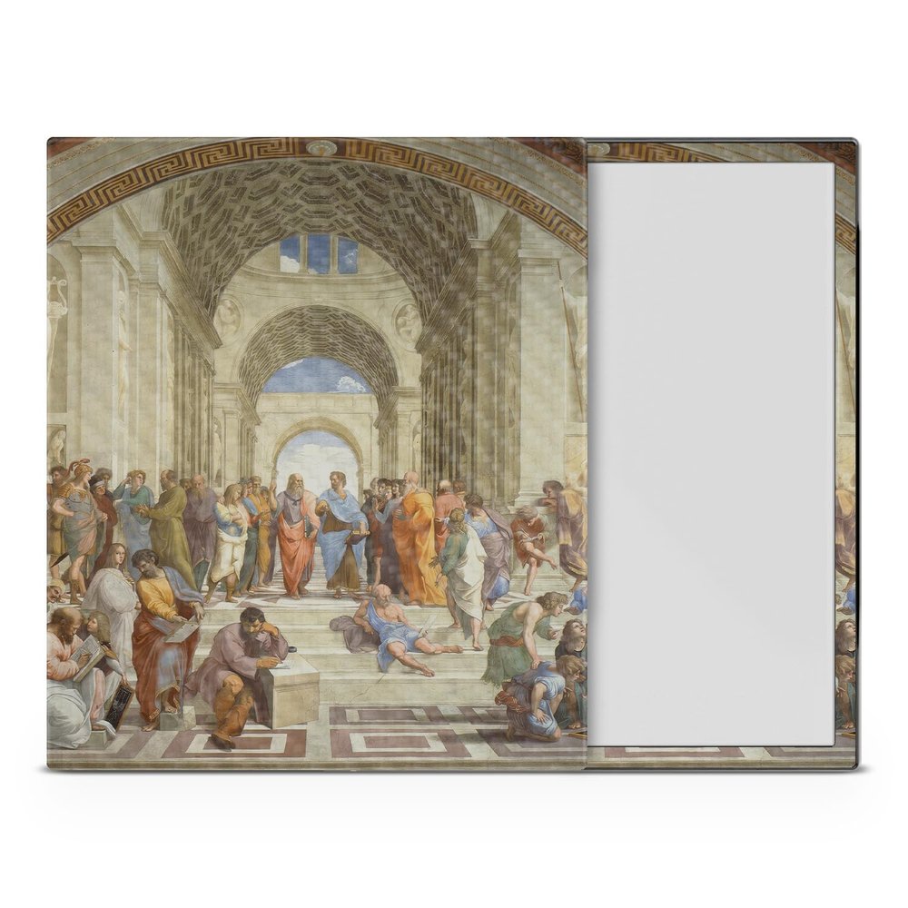 Carbon Fiber Tablet Skin Compatible with BOOX Note Air4 C (2024) - School of Athens - Premium 3M Vinyl Protective Wrap Decal Cover - Easy to Apply | Crafted in The USA by MightySkins