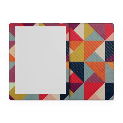 Carbon Fiber Tablet Skin Compatible with BOOX Go 10.3 (2024) - Bright and Happy - Premium 3M Vinyl Protective Wrap Decal Cover - Easy to Apply | Crafted in The USA by MightySkins