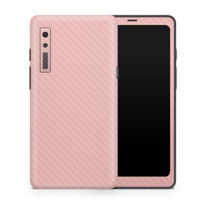 Carbon Fiber Tablet Skin Compatible with BOOX Palma 1 (2023) - Solid Blush - Premium 3M Vinyl Protective Wrap Decal Cover - Easy to Apply | Crafted in The USA by MightySkins