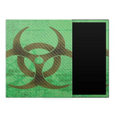 Carbon Fiber Tablet Skin Compatible with BOOX Note Air3 C (2023) - Biohazard - Premium 3M Vinyl Protective Wrap Decal Cover - Easy to Apply | Crafted in The USA by MightySkins