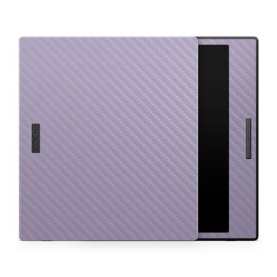 Carbon Fiber Tablet Skin Compatible with BOOX Go Color 7 (2024) - Solid Lavender - Premium 3M Vinyl Protective Wrap Decal Cover - Easy to Apply | Crafted in The USA by MightySkins