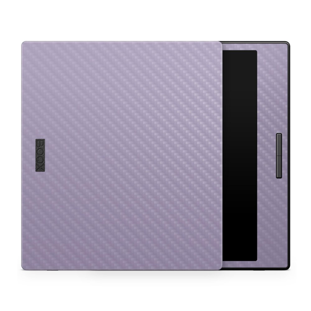 Carbon Fiber Tablet Skin Compatible with BOOX Go Color 7 (2024) - Solid Lavender - Premium 3M Vinyl Protective Wrap Decal Cover - Easy to Apply | Crafted in The USA by MightySkins