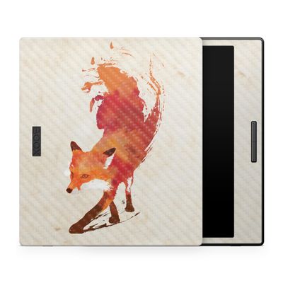 Carbon Fiber Tablet Skin Compatible with BOOX Go Color 7 (2024) - Vulpes Fox - Premium 3M Vinyl Protective Wrap Decal Cover - Easy to Apply | Crafted in The USA by MightySkins