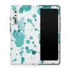 Carbon Fiber Tablet Skin Compatible with BOOX Palma 1 (2023) - Teal Splatter - Premium 3M Vinyl Protective Wrap Decal Cover - Easy to Apply | Crafted in The USA by MightySkins view 1