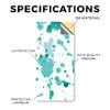 Carbon Fiber Tablet Skin Compatible with BOOX Palma 1 (2023) - Teal Splatter - Premium 3M Vinyl Protective Wrap Decal Cover - Easy to Apply | Crafted in The USA by MightySkins view 2
