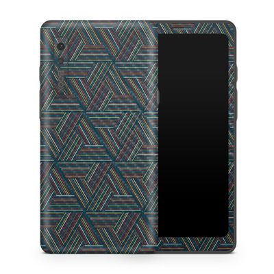 Carbon Fiber Tablet Skin Compatible with BOOX Palma 1 (2023) - Triangle Stripes - Premium 3M Vinyl Protective Wrap Decal Cover - Easy to Apply | Crafted in The USA by MightySkins