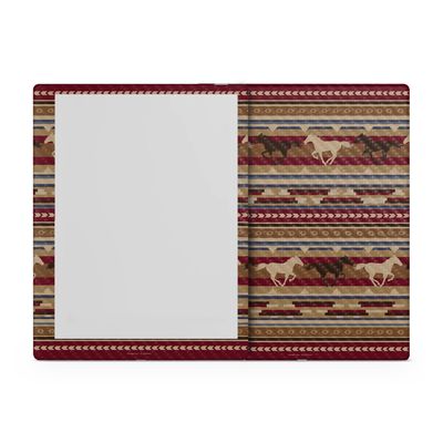 Carbon Fiber Tablet Skin Compatible with BOOX Go 10.3 (2024) - Western Horses - Premium 3M Vinyl Protective Wrap Decal Cover - Easy to Apply | Crafted in The USA by MightySkins