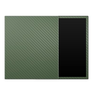Carbon Fiber Tablet Skin Compatible with BOOX Note Air3 C (2023) - Solid Olive - Premium 3M Vinyl Protective Wrap Decal Cover - Easy to Apply | Crafted in The USA by MightySkins