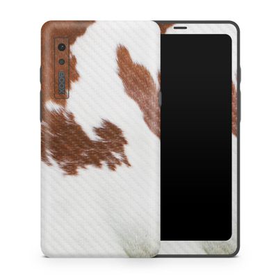 Carbon Fiber Tablet Skin Compatible with BOOX Palma 1 (2023) - Cow Hide - Premium 3M Vinyl Protective Wrap Decal Cover - Easy to Apply | Crafted in The USA by MightySkins