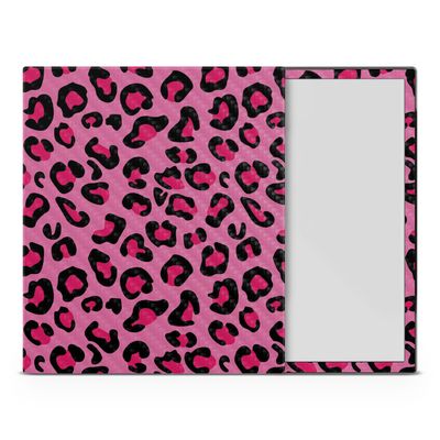 Carbon Fiber Tablet Skin Compatible with BOOX Note Air4 C (2024) - Pink Leopard - Premium 3M Vinyl Protective Wrap Decal Cover - Easy to Apply | Crafted in The USA by MightySkins