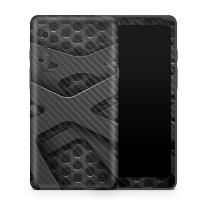 Carbon Fiber Tablet Skin Compatible with BOOX Palma 1 (2023) - Tech Wave - Premium 3M Vinyl Protective Wrap Decal Cover - Easy to Apply | Crafted in The USA by MightySkins
