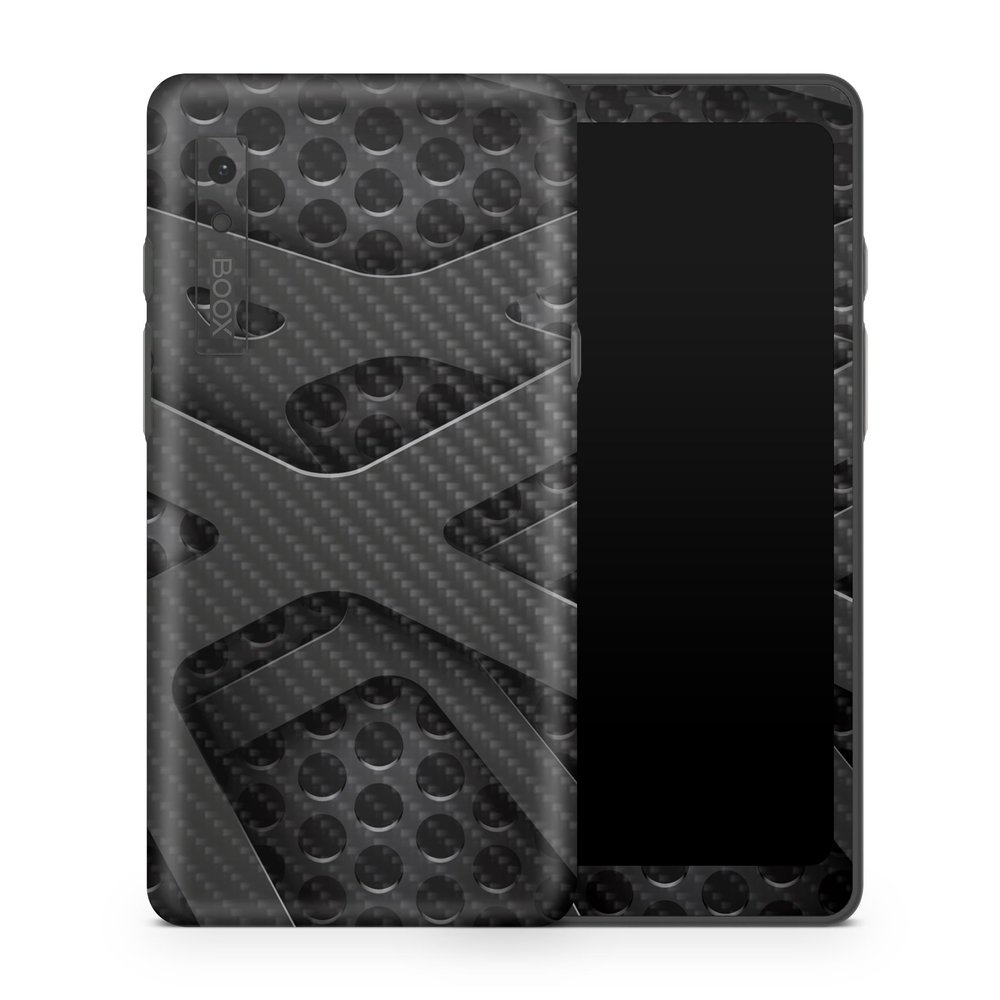 Carbon Fiber Tablet Skin Compatible with BOOX Palma 1 (2023) - Tech Wave - Premium 3M Vinyl Protective Wrap Decal Cover - Easy to Apply | Crafted in The USA by MightySkins