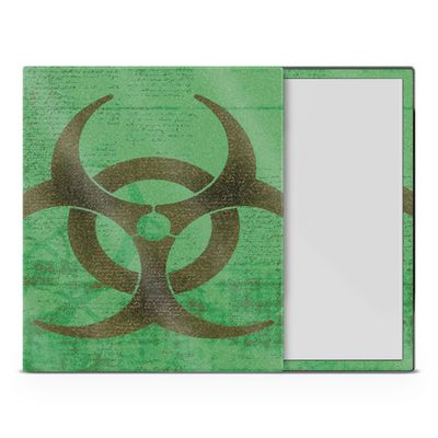 Glossy Glitter Tablet Skin Compatible with BOOX Note Air4 C (2024) - Biohazard - Premium 3M Vinyl Protective Wrap Decal Cover - Easy to Apply | Crafted in The USA by MightySkins