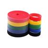 BRIGHTFUFU 6rolls Reusable Cable Ties Hook and Loop Straps Cable Organizer for Home Office Wire Ties Colors view 1