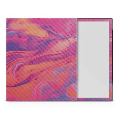 Carbon Fiber Tablet Skin Compatible with BOOX Note Air4 C (2024) - Sunset Flow - Premium 3M Vinyl Protective Wrap Decal Cover - Easy to Apply | Crafted in The USA by MightySkins