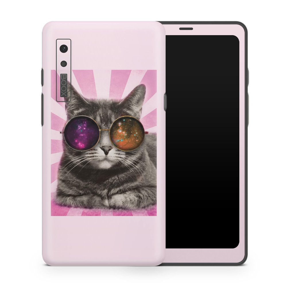 Tablet Skin Compatible with BOOX Palma 1 (2023) - Galaxy Cat - Premium 3M Vinyl Protective Wrap Decal Cover - Easy to Apply | Crafted in The USA by MightySkins