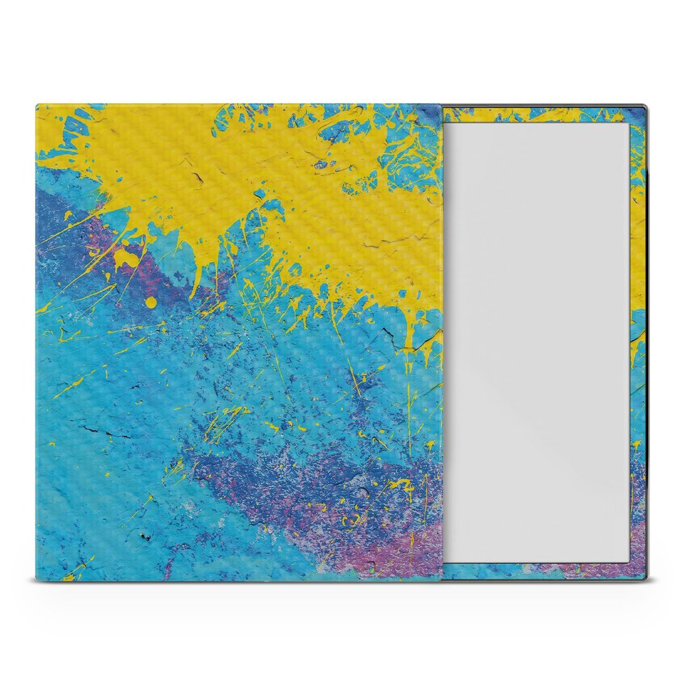 Carbon Fiber Tablet Skin Compatible with BOOX Note Air4 C (2024) - Splatter Wall - Premium 3M Vinyl Protective Wrap Decal Cover - Easy to Apply | Crafted in The USA by MightySkins