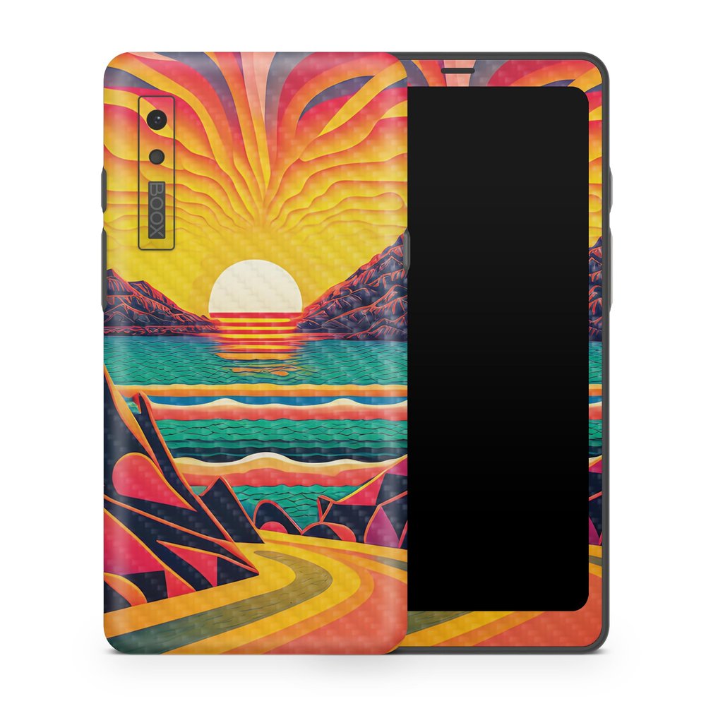 Carbon Fiber Tablet Skin Compatible with BOOX Palma 1 (2023) - Surreal Journey - Premium 3M Vinyl Protective Wrap Decal Cover - Easy to Apply | Crafted in The USA by MightySkins