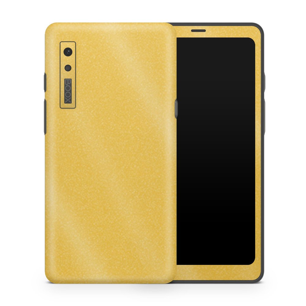 Glossy Glitter Tablet Skin Compatible with BOOX Palma 1 (2023) - Solid Marigold - Premium 3M Vinyl Protective Wrap Decal Cover - Easy to Apply | Crafted in The USA by MightySkins