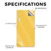 Glossy Glitter Tablet Skin Compatible with BOOX Palma 1 (2023) - Solid Marigold - Premium 3M Vinyl Protective Wrap Decal Cover - Easy to Apply | Crafted in The USA by MightySkins view 2