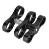 Butterfly Diving Light Clamp, Ball Diving Light Clip Aluminium Alloy Underwater Ball Clamp Mount Easy to Use for view 3