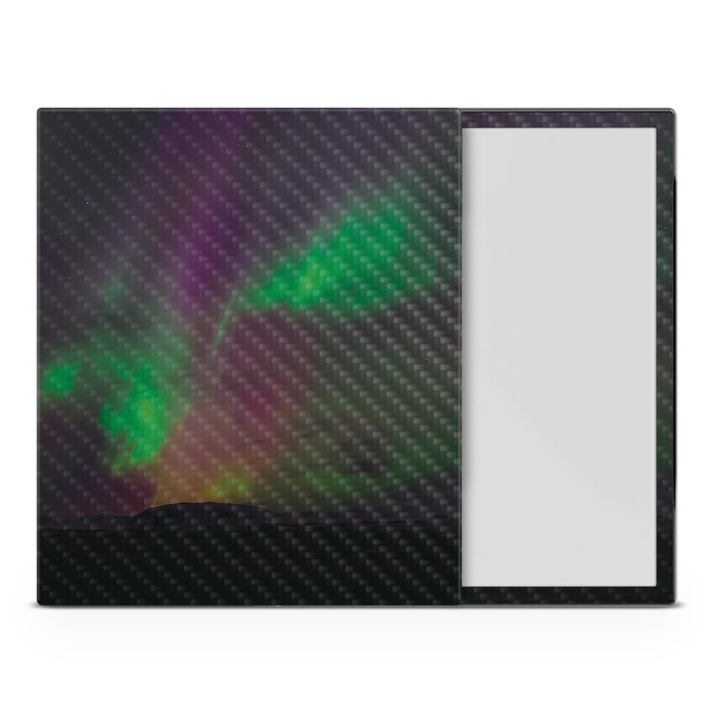 Carbon Fiber Tablet Skin Compatible with BOOX Note Air4 C (2024) - Aurora Borealis - Premium 3M Vinyl Protective Wrap Decal Cover - Easy to Apply | Crafted in The USA by MightySkins