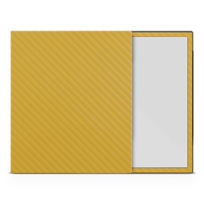 Carbon Fiber Tablet Skin Compatible with BOOX Note Air4 C (2024) - Solid Marigold - Premium 3M Vinyl Protective Wrap Decal Cover - Easy to Apply | Crafted in The USA by MightySkins