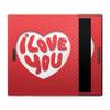 Carbon Fiber Tablet Skin Compatible with BOOX Go Color 7 (2024) - I Love You - Premium 3M Vinyl Protective Wrap Decal Cover - Easy to Apply | Crafted in The USA by MightySkins view 1
