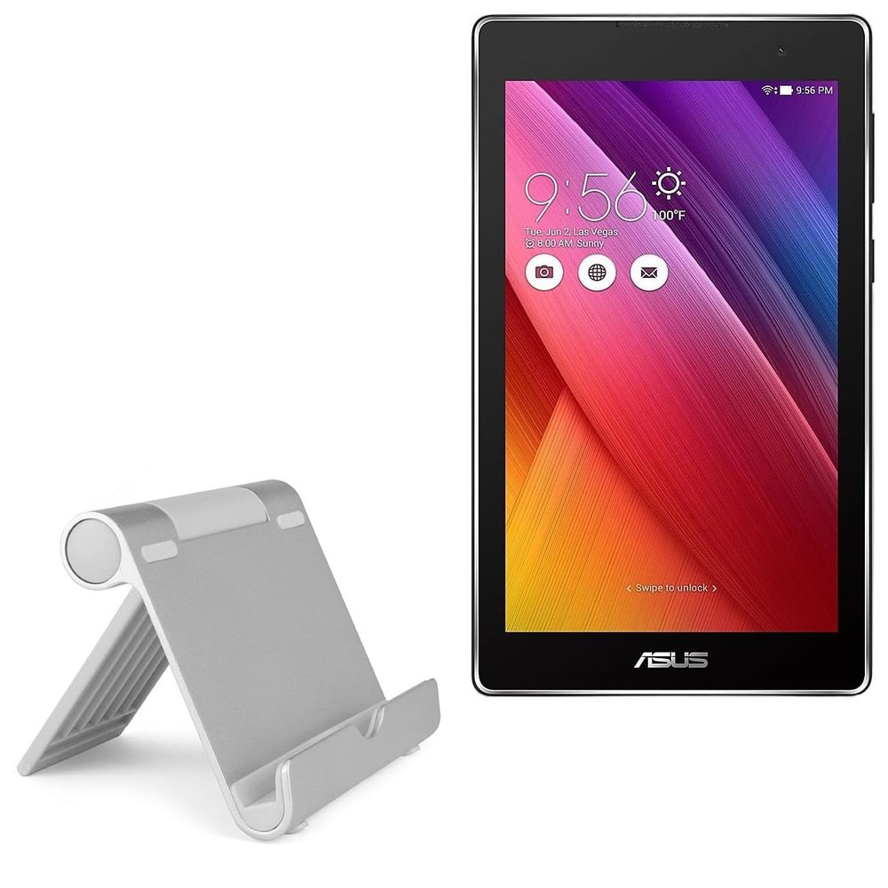 BoxWave Stand and Mount Compatible with ASUS ZenPad C 7.0 - VersaView Aluminum Stand, Portable, Multi Angle Viewing Sturdy