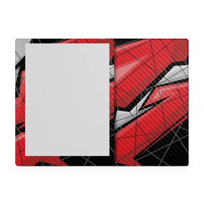 Carbon Fiber Tablet Skin Compatible with BOOX Go 10.3 (2024) - Polygon Grunge - Premium 3M Vinyl Protective Wrap Decal Cover - Easy to Apply | Crafted in The USA by MightySkins