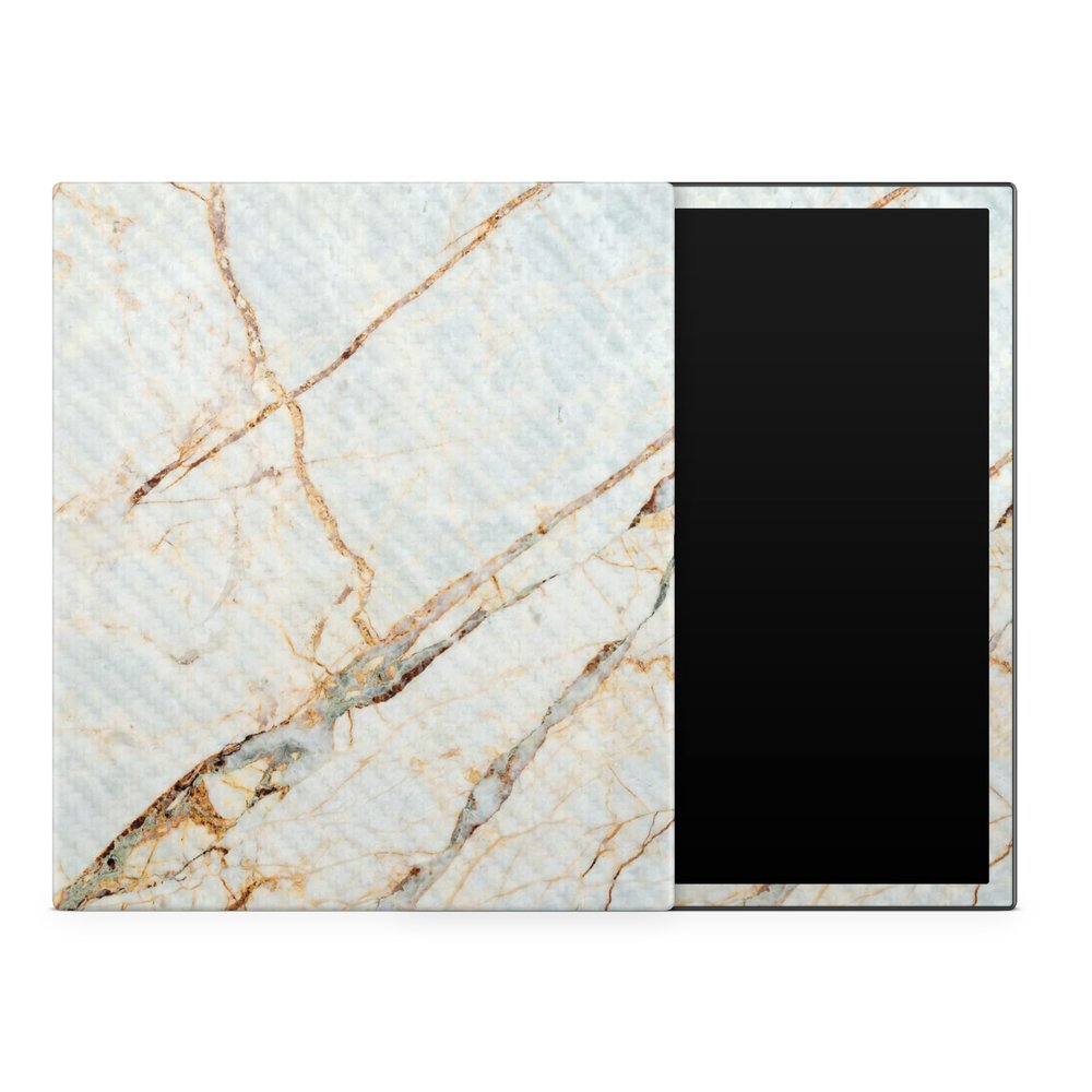 Carbon Fiber Tablet Skin Compatible with BOOX Note Air3 C (2023) - Antique Marble - Premium 3M Vinyl Protective Wrap Decal Cover - Easy to Apply | Crafted in The USA by MightySkins