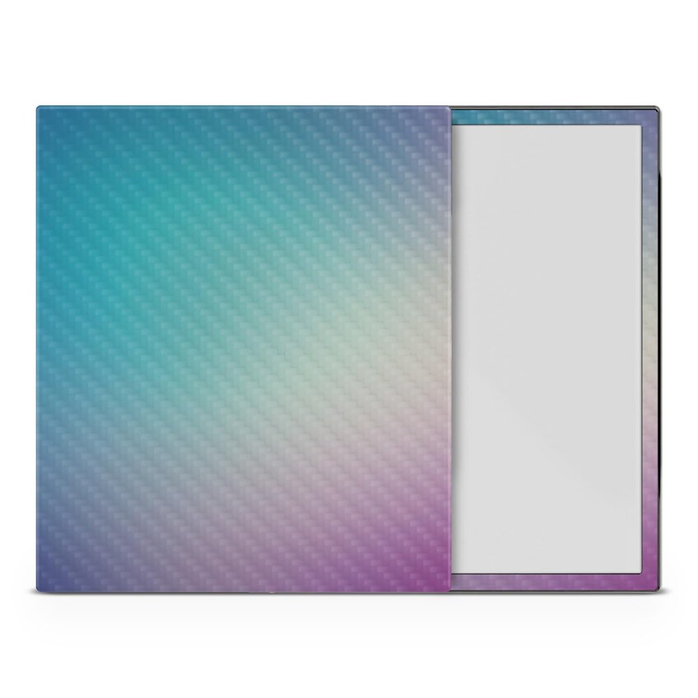 Carbon Fiber Tablet Skin Compatible with BOOX Note Air4 C (2024) - Vivid Fog - Premium 3M Vinyl Protective Wrap Decal Cover - Easy to Apply | Crafted in The USA by MightySkins