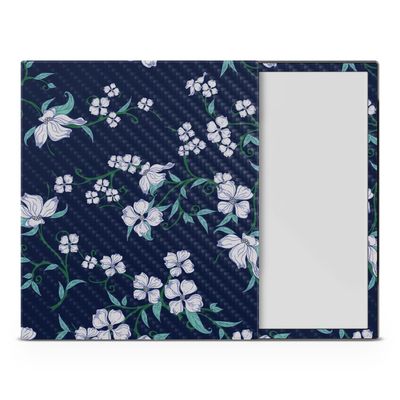 Carbon Fiber Tablet Skin Compatible with BOOX Note Air4 C (2024) - White Freesia - Premium 3M Vinyl Protective Wrap Decal Cover - Easy to Apply | Crafted in The USA by MightySkins