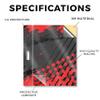 Glossy Glitter Tablet Skin Compatible with BOOX Go Color 7 (2024) - Grunge Red - Premium 3M Vinyl Protective Wrap Decal Cover - Easy to Apply | Crafted in The USA by MightySkins view 2