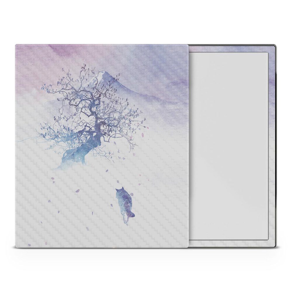 Carbon Fiber Tablet Skin Compatible with BOOX Note Air4 C (2024) - Long Way to Fuji - Premium 3M Vinyl Protective Wrap Decal Cover - Easy to Apply | Crafted in The USA by MightySkins