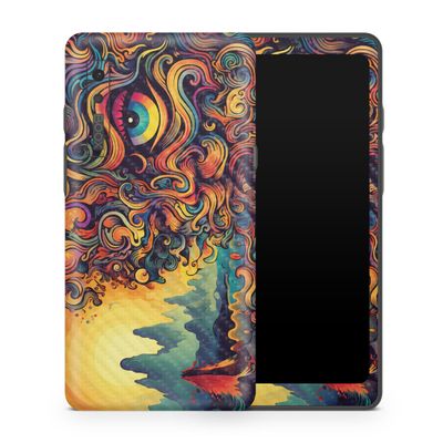 Carbon Fiber Tablet Skin Compatible with BOOX Palma 1 (2023) - Surreal Vision - Premium 3M Vinyl Protective Wrap Decal Cover - Easy to Apply | Crafted in The USA by MightySkins