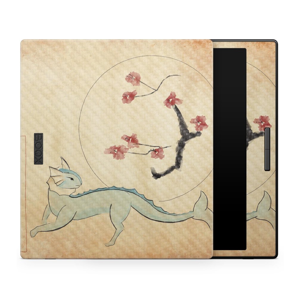 Carbon Fiber Tablet Skin Compatible with BOOX Go Color 7 (2024) - Water Dog - Premium 3M Vinyl Protective Wrap Decal Cover - Easy to Apply | Crafted in The USA by MightySkins