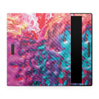 Carbon Fiber Tablet Skin Compatible with BOOX Go Color 7 (2024) - Paint Party - Premium 3M Vinyl Protective Wrap Decal Cover - Easy to Apply | Crafted in The USA by MightySkins