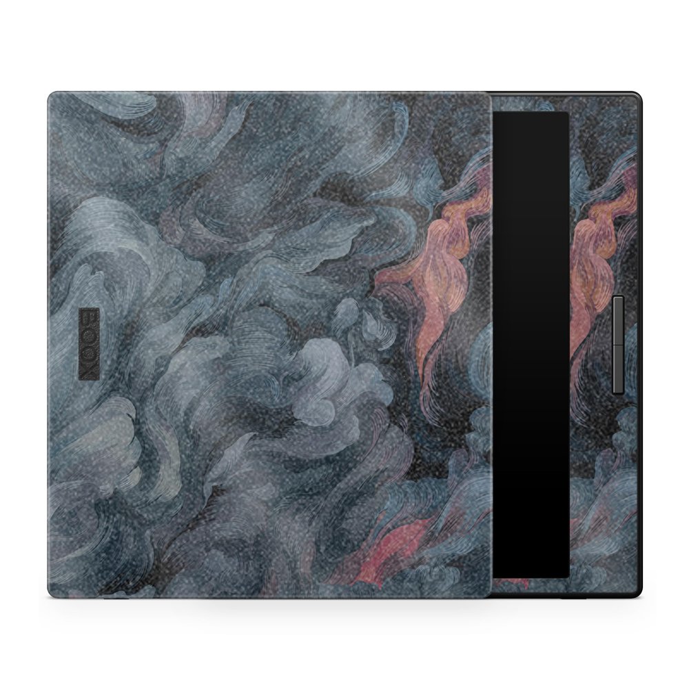 Glossy Glitter Tablet Skin Compatible with BOOX Go Color 7 (2024) - Storm Cloud - Premium 3M Vinyl Protective Wrap Decal Cover - Easy to Apply | Crafted in The USA by MightySkins