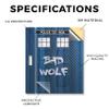 Carbon Fiber Tablet Skin Compatible with BOOX Go Color 7 (2024) - Time Lord Box - Premium 3M Vinyl Protective Wrap Decal Cover - Easy to Apply | Crafted in The USA by MightySkins view 2