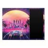 Carbon Fiber Tablet Skin Compatible with BOOX Note Air3 C (2023) - Synthwave Starship - Premium 3M Vinyl Protective Wrap Decal Cover - Easy to Apply | Crafted in The USA by MightySkins view 1